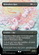 Relentless Rats (SLD-757) [Secret Lair Drop] (Borderless) Foil