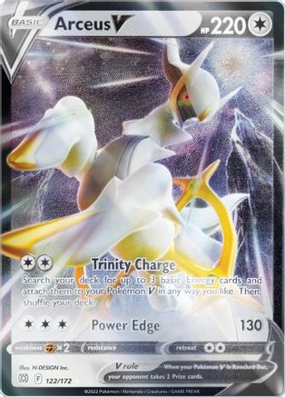 Arceus V - 122/172 (Metal Card) 122 - [Miscellaneous Cards & Products] Holofoil