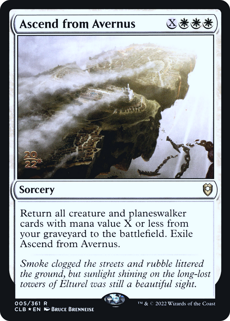 Ascend from Avernus (PRE-05S) [Battle for Baldur's Gate Promos] Foil