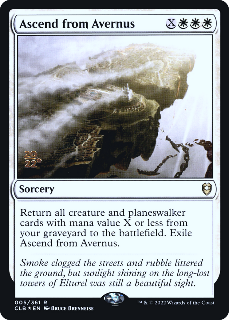 Ascend from Avernus (PRE-005) [Battle for Baldur's Gate Promos] Foil