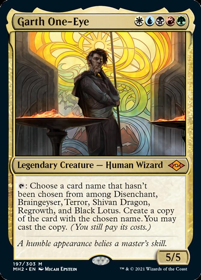 Garth One-Eye (MH2-197) [Modern Horizons 2] Foil