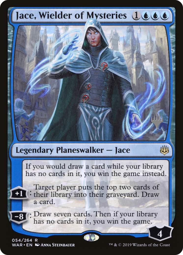 Jace, Wielder of Mysteries (PPELD-54P) [Promo Pack: War of the Spark Promos]