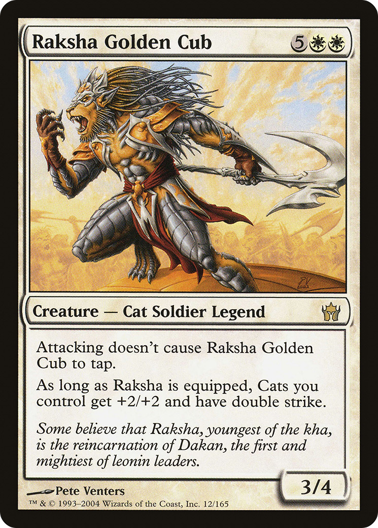 Raksha Golden Cub (5DN-012) [Fifth Dawn]
