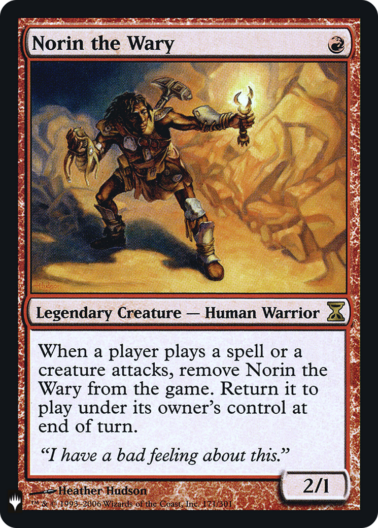 Norin the Wary (LIST-TSP-171) [The List] Foil