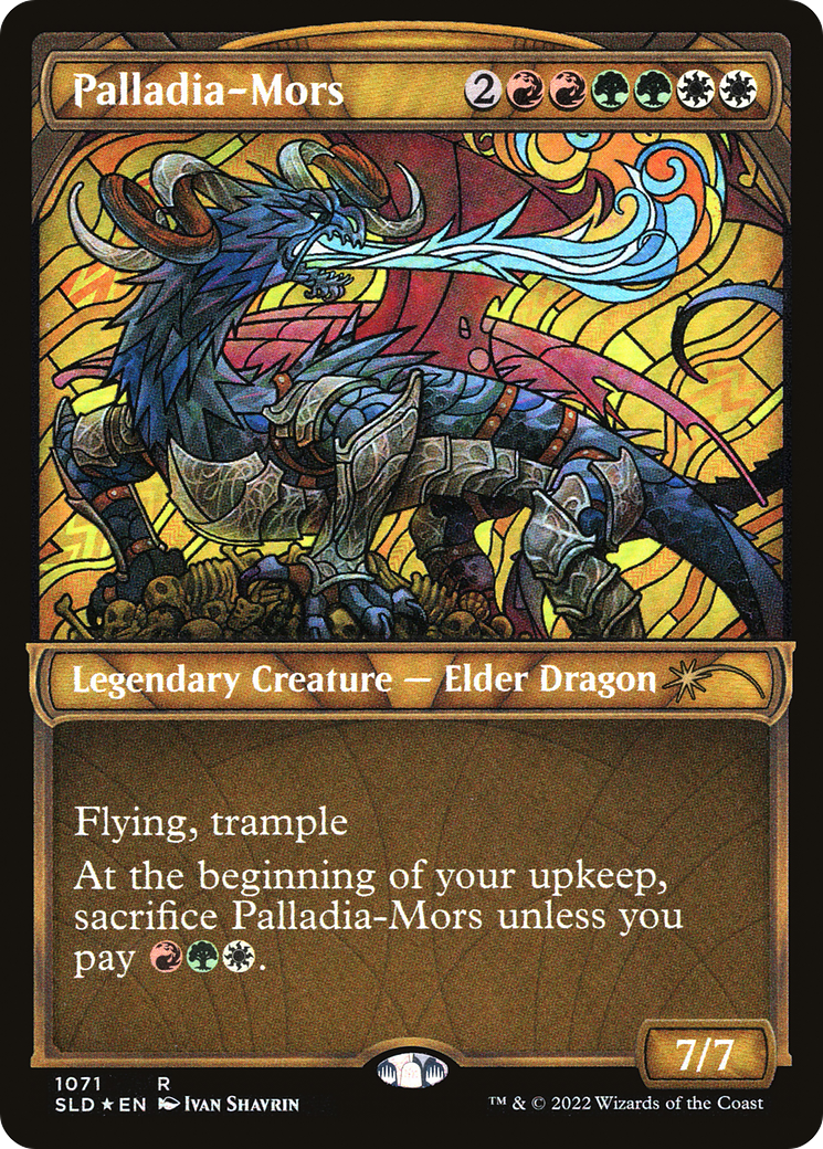 Palladia-Mors (Stained Glass) (Textured Foil) (SLD-1071) (Showcase) [Secret Lair Drop] Foil