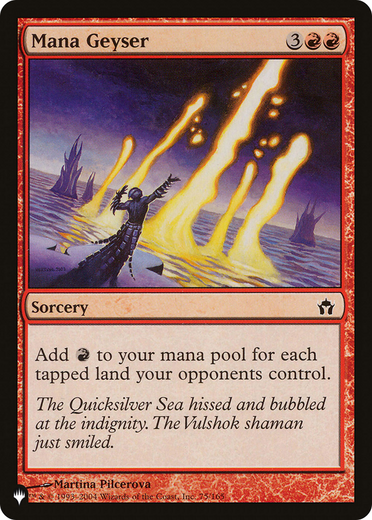 Mana Geyser (LIST-5DN-75) [The List]