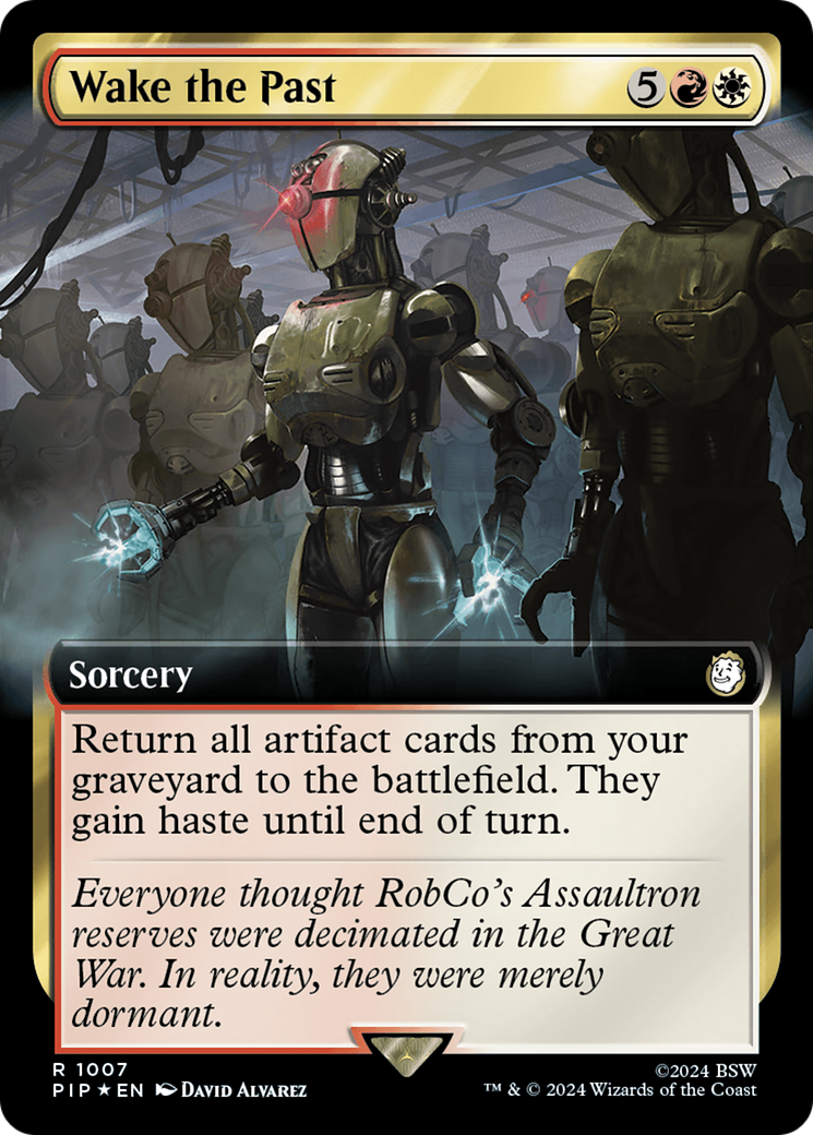 Wake the Past (PIP-1007) [Fallout]: (Extended Art) Foil