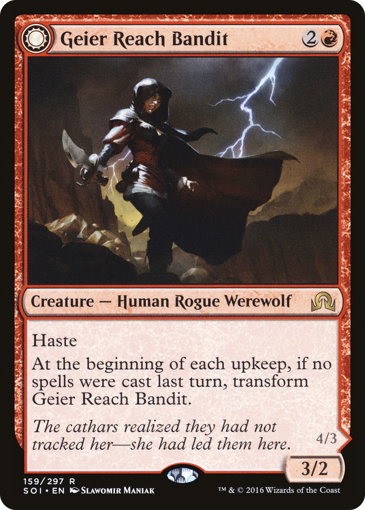 Geier Reach Bandit // Vildin-Pack Alpha (SOI-159) [Shadows over Innistrad]: (Double Faced Transform) Foil