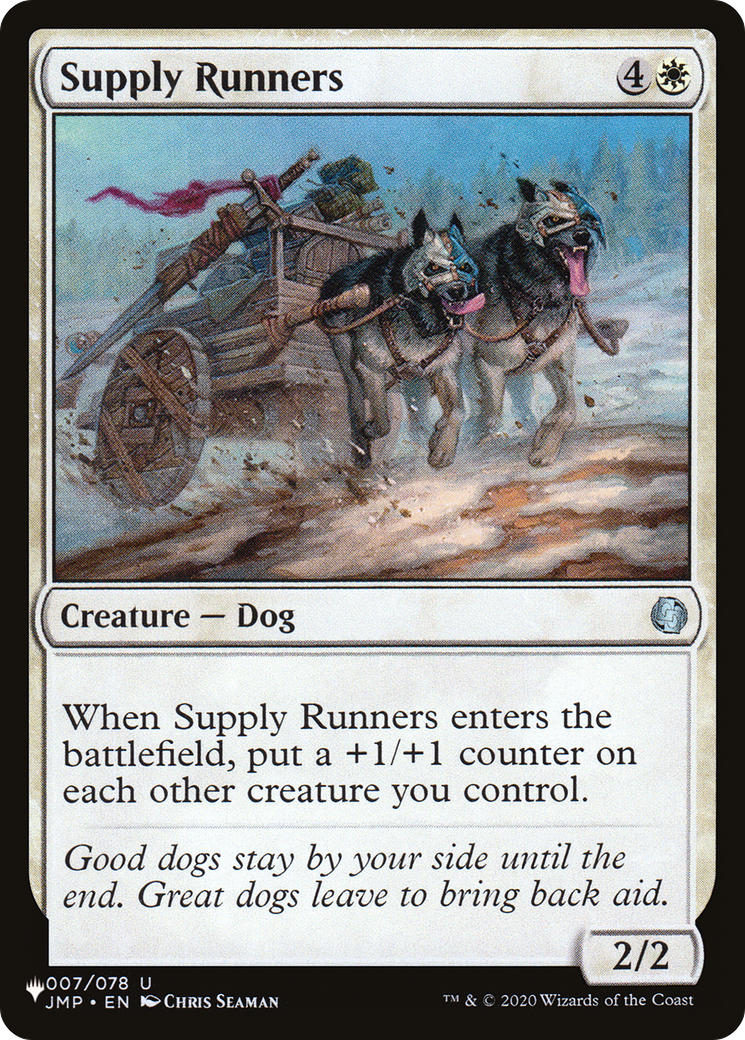 Supply Runners (LIST-JMP-7) [The List]
