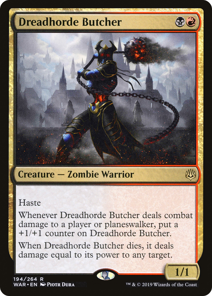 Dreadhorde Butcher (WAR-194) [War of the Spark]