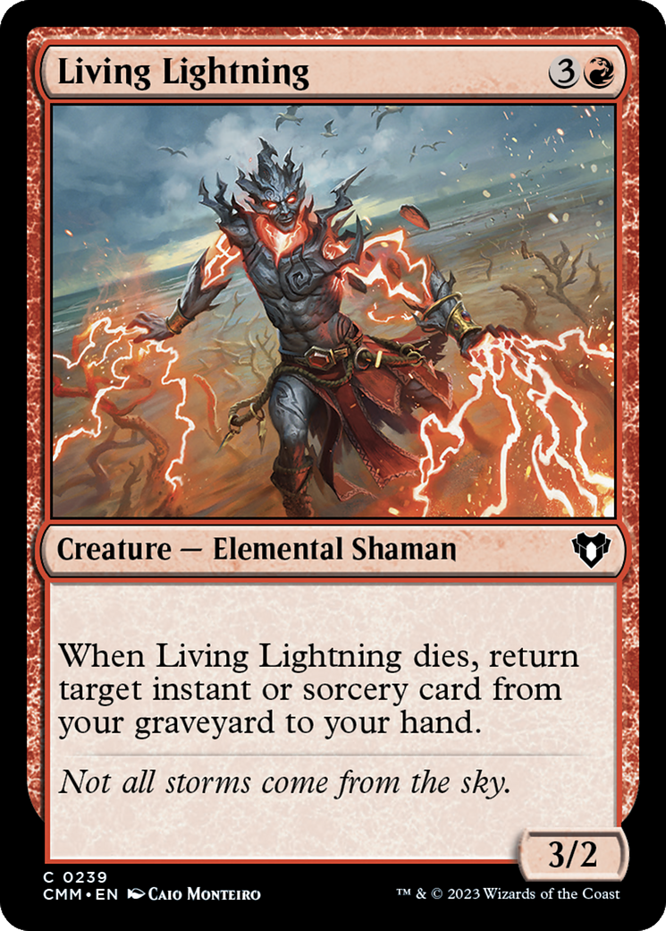 Living Lightning (CMM-239) [Commander Masters]