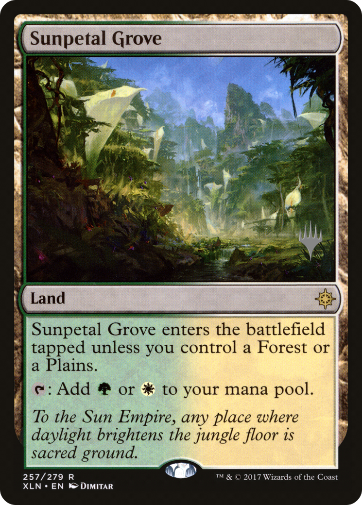 Sunpetal Grove (PPM20-257P) [Ixalan Promos] Foil