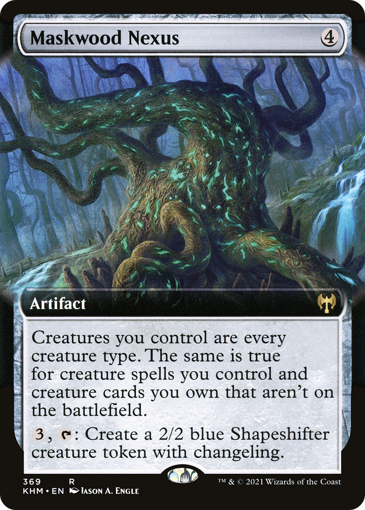 Maskwood Nexus (KHM-369) [Kaldheim]: (Extended Art) Foil