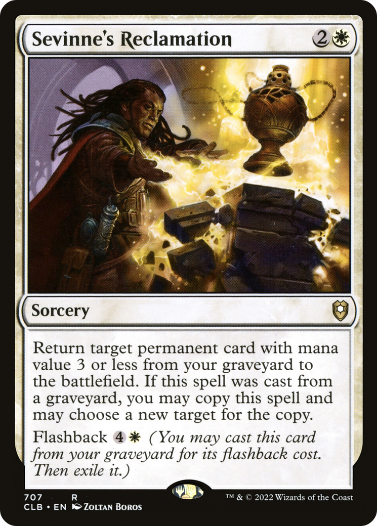 Sevinne's Reclamation (CLB-707) [Commander Legends: Battle for Baldur's Gate]