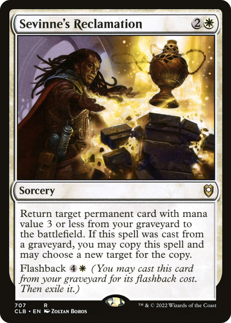 Sevinne's Reclamation (CLB-707) [Commander Legends: Battle for Baldur's Gate]