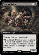 Tangled Colony (Extended Art) (WOE-344) [Wilds of Eldraine] Foil