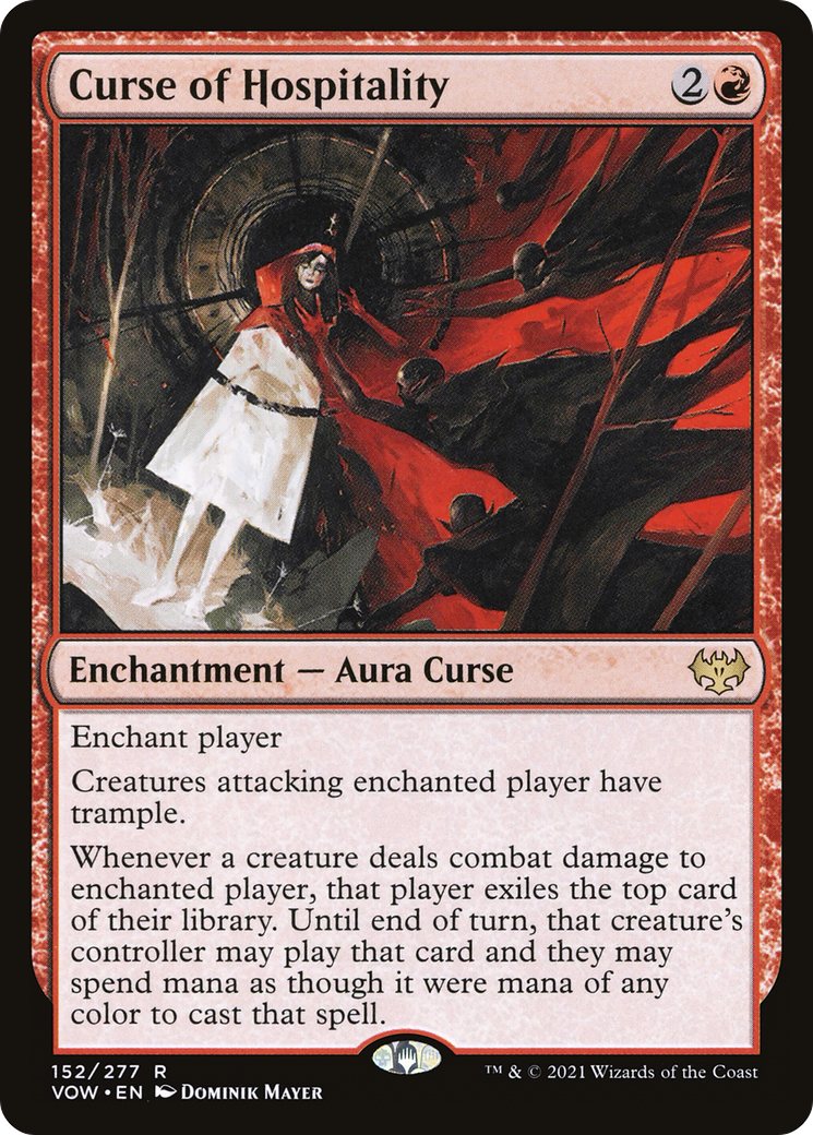Curse of Hospitality (VOW-152) [Innistrad: Crimson Vow]