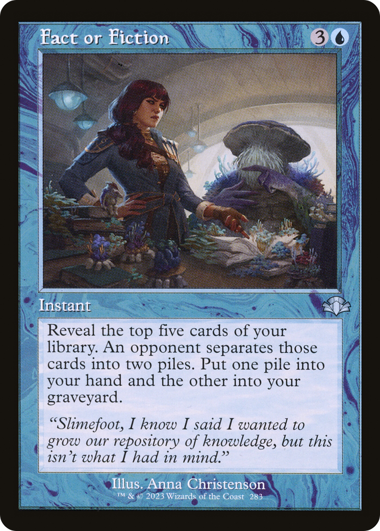 Fact or Fiction (DMR-283) [Dominaria Remastered] Foil