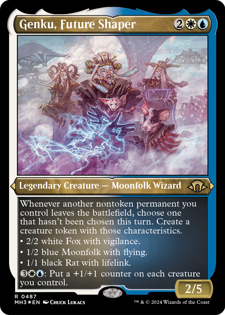 Genku, Future Shaper (Foil Etched) (MH3-487) [Modern Horizons 3] Foil