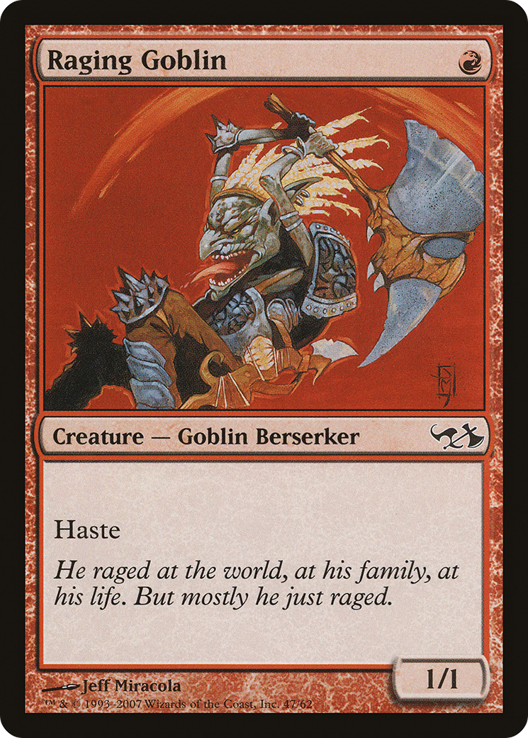 Raging Goblin (EVG-047) [Duel Decks: Elves vs. Goblins]