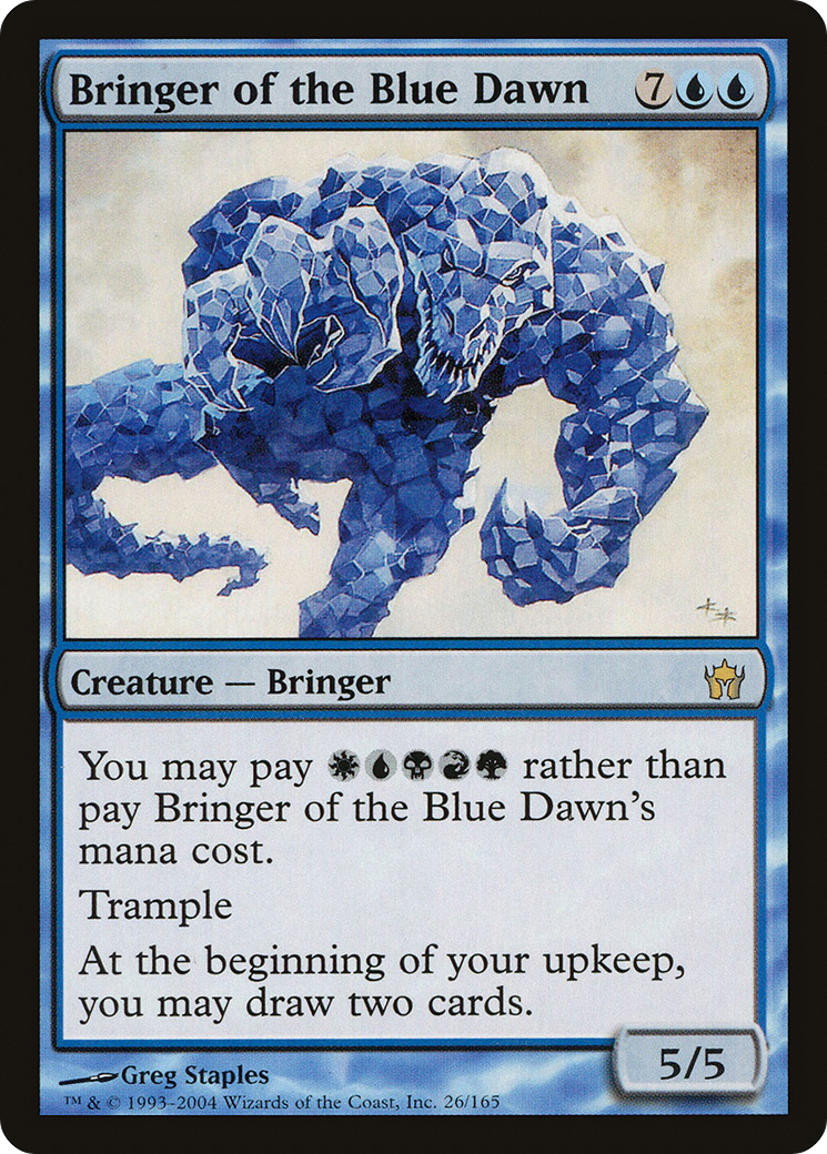 Bringer of the Blue Dawn (5DN-026) [Fifth Dawn] Foil