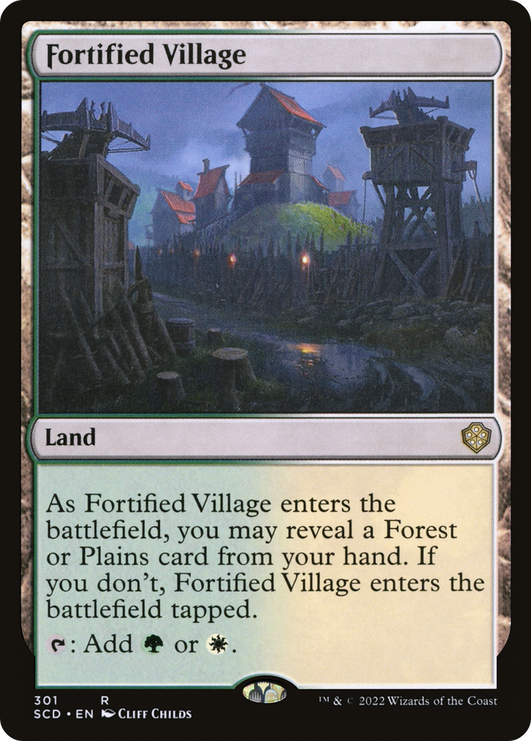 Fortified Village (SCD-301) [Starter Commander Decks]