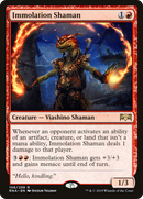 Immolation Shaman (RNA-106) [Ravnica Allegiance] Foil