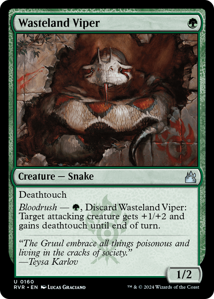 Wasteland Viper (RVR-160) [Ravnica Remastered]