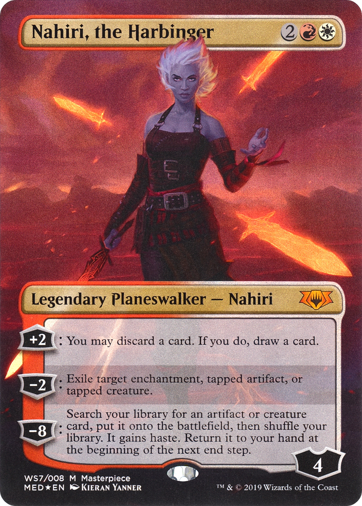 Nahiri, the Harbinger (MED3-WS7) [Mythic Edition] (Borderless) Foil