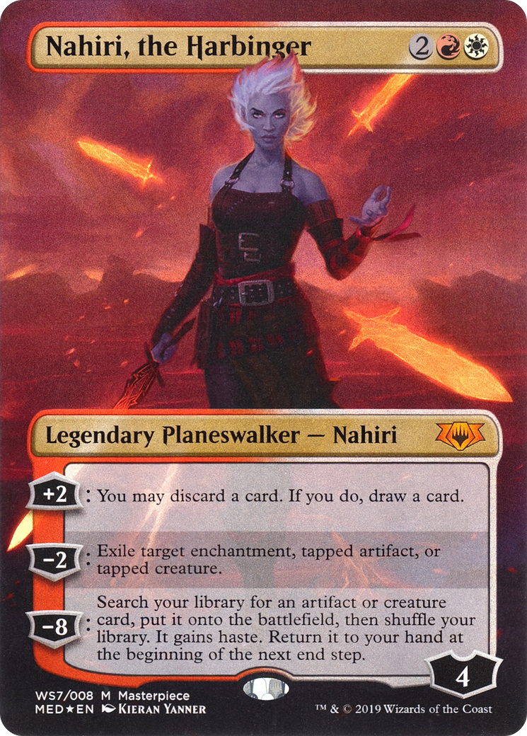 Nahiri, the Harbinger (MED3-WS7) (Borderless) [Mythic Edition] Foil