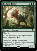 Hulking Raptor (LCI-191) [The Lost Caverns of Ixalan] Foil