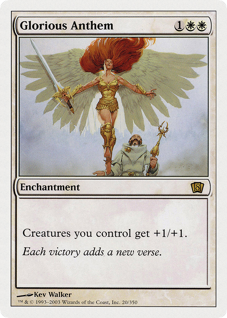 Glorious Anthem (8ED-020) [8th Edition]