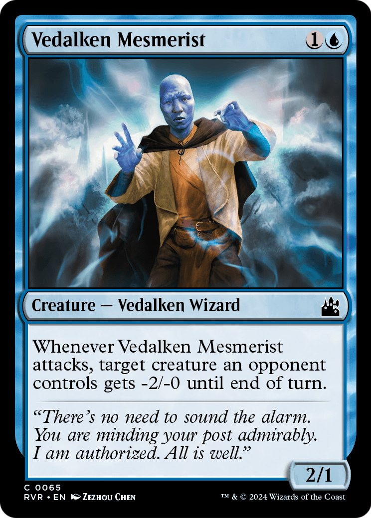 Vedalken Mesmerist (RVR-065) [Ravnica Remastered]