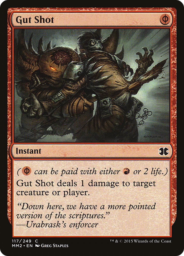 Gut Shot (MM2-117) [Modern Masters 2015] Foil