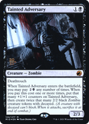 Tainted Adversary (PRE-124S) [Innistrad: Midnight Hunt Promos] Foil