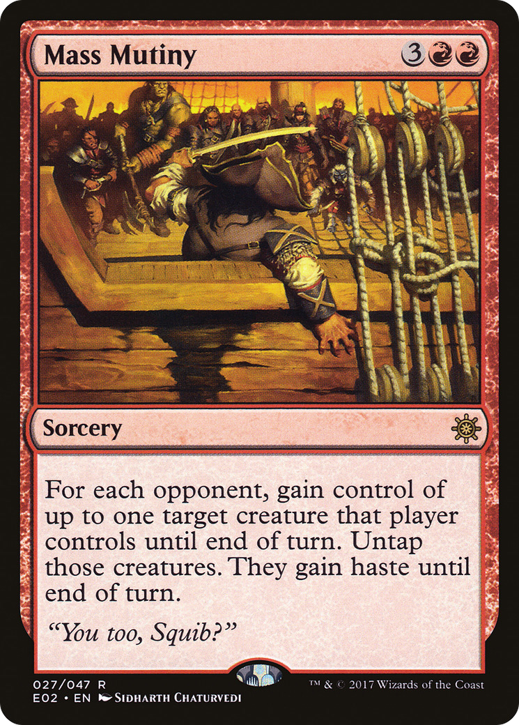 Mass Mutiny (E02-027) [Explorers of Ixalan]