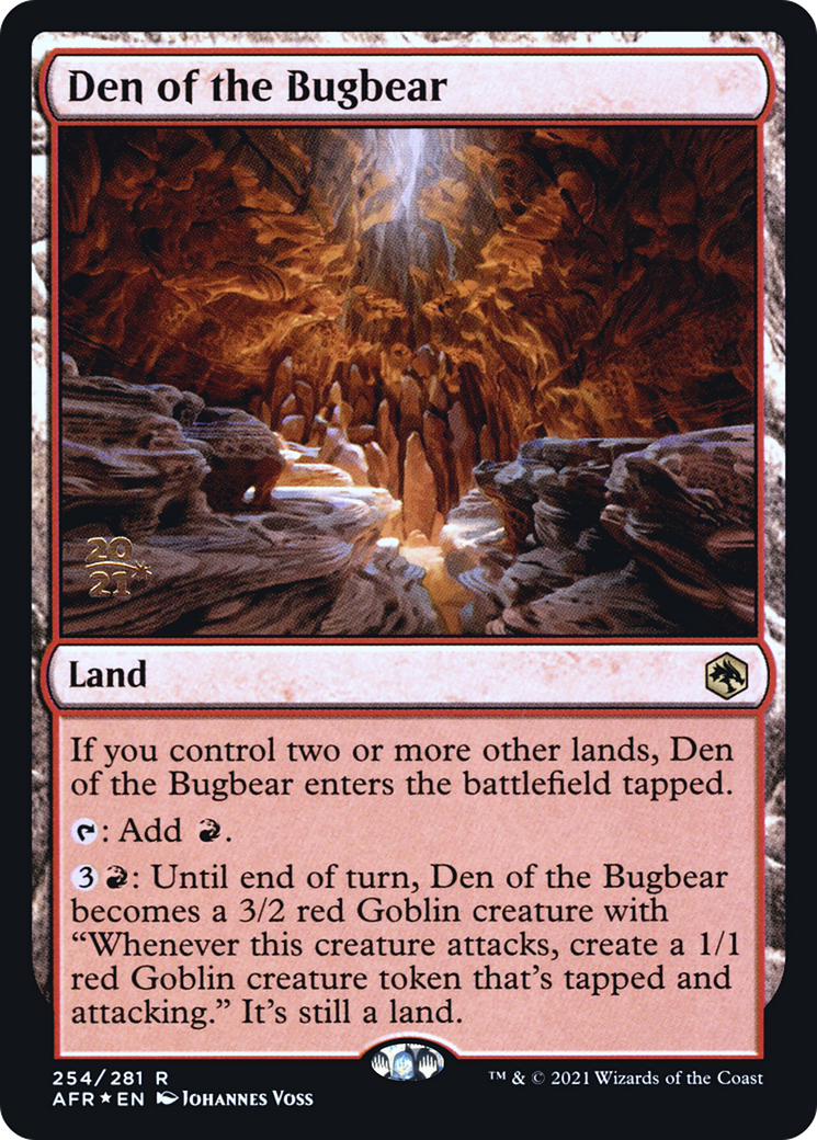 Den of the Bugbear (PRE-254S) [Adventures in the Forgotten Realms Promos] Foil