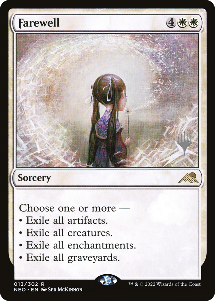 Farewell (PPNEO-013) [Promo Pack: Kamigawa: Neon Dynasty Promos]