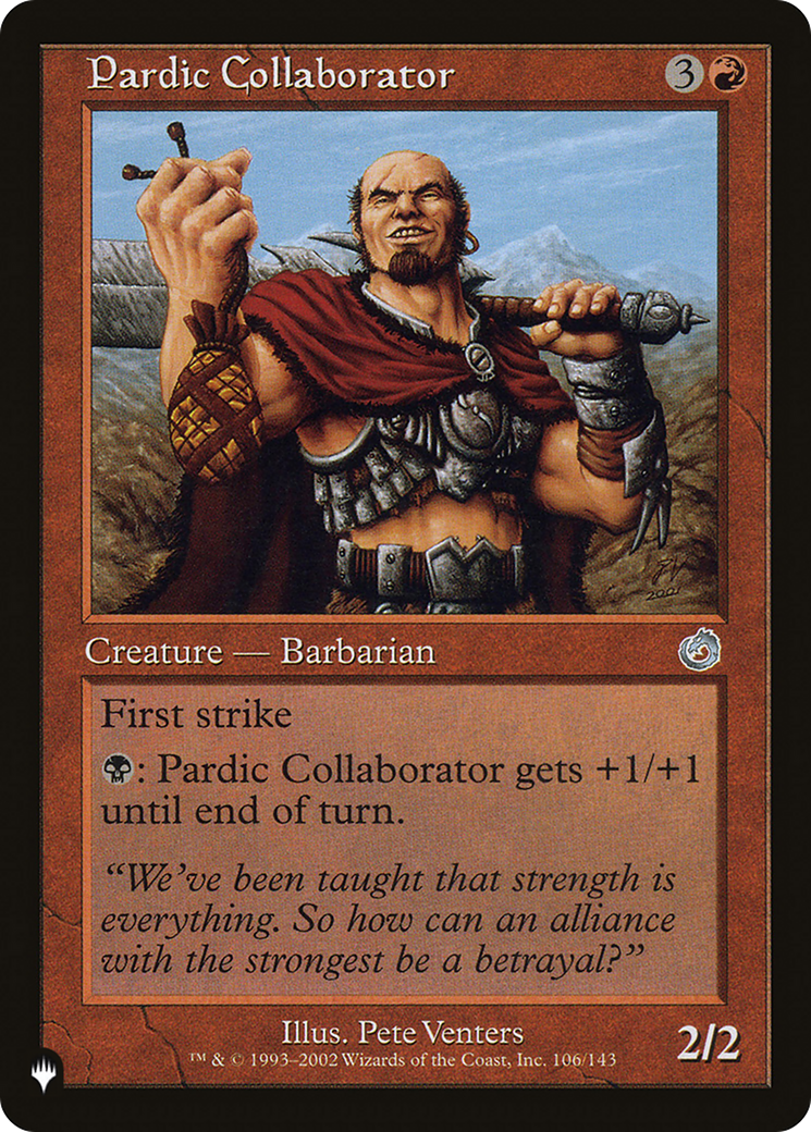 Pardic Collaborator (LIST-TOR-106) [The List]