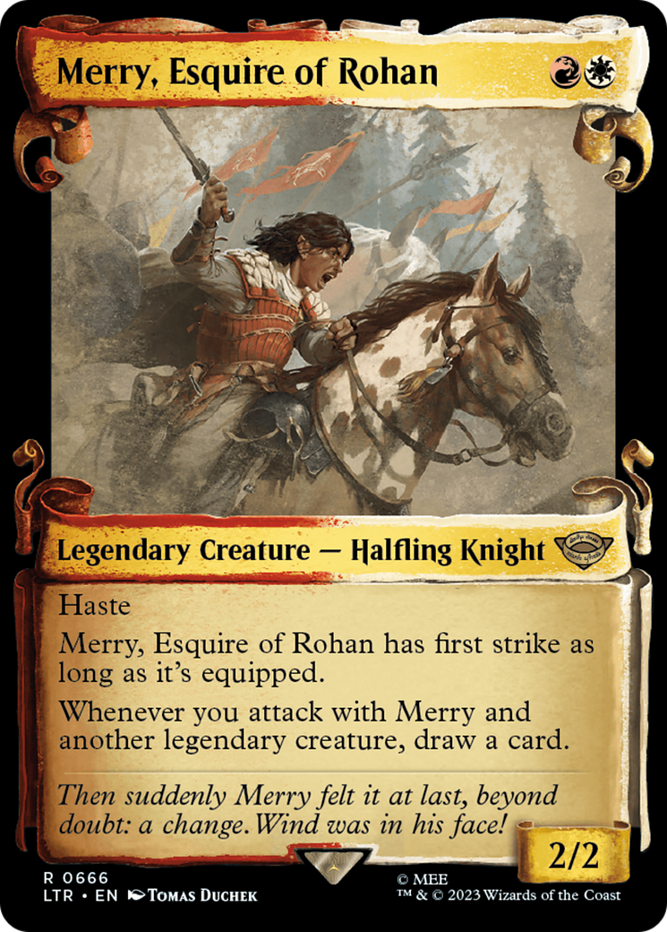 Merry, Esquire of Rohan (LTR-666) [The Lord of the Rings: Tales of Middle-earth]: (Showcase)