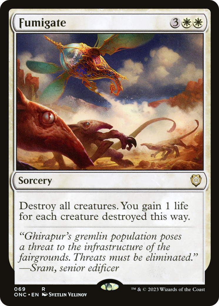 Fumigate (ONC-069) [Phyrexia: All Will Be One Commander]