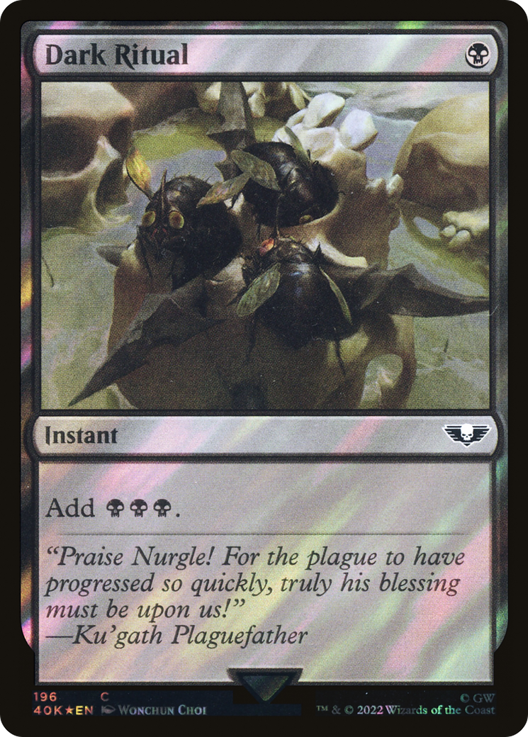 Dark Ritual (40K-196★) [Warhammer 40,000 Commander] Foil