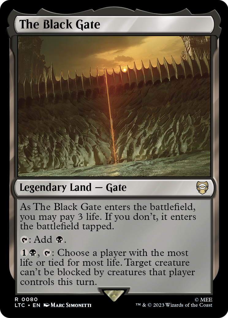 The Black Gate (LTC-080) [Tales of Middle-earth Commander]