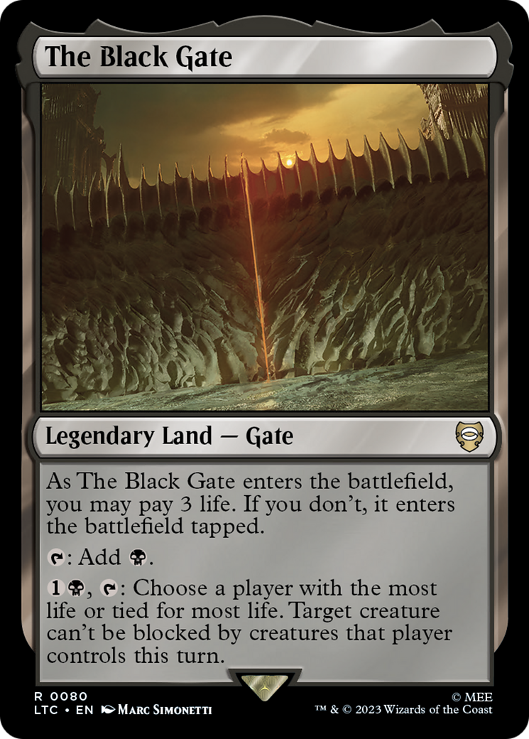 The Black Gate (LTC-080) [Tales of Middle-earth Commander]