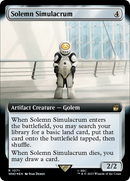 Solemn Simulacrum (WHO-1071) [Doctor Who]: (Extended Art) Foil