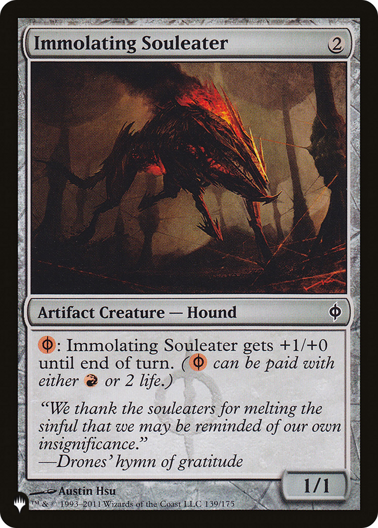 Immolating Souleater (LIST-NPH-139) [The List]