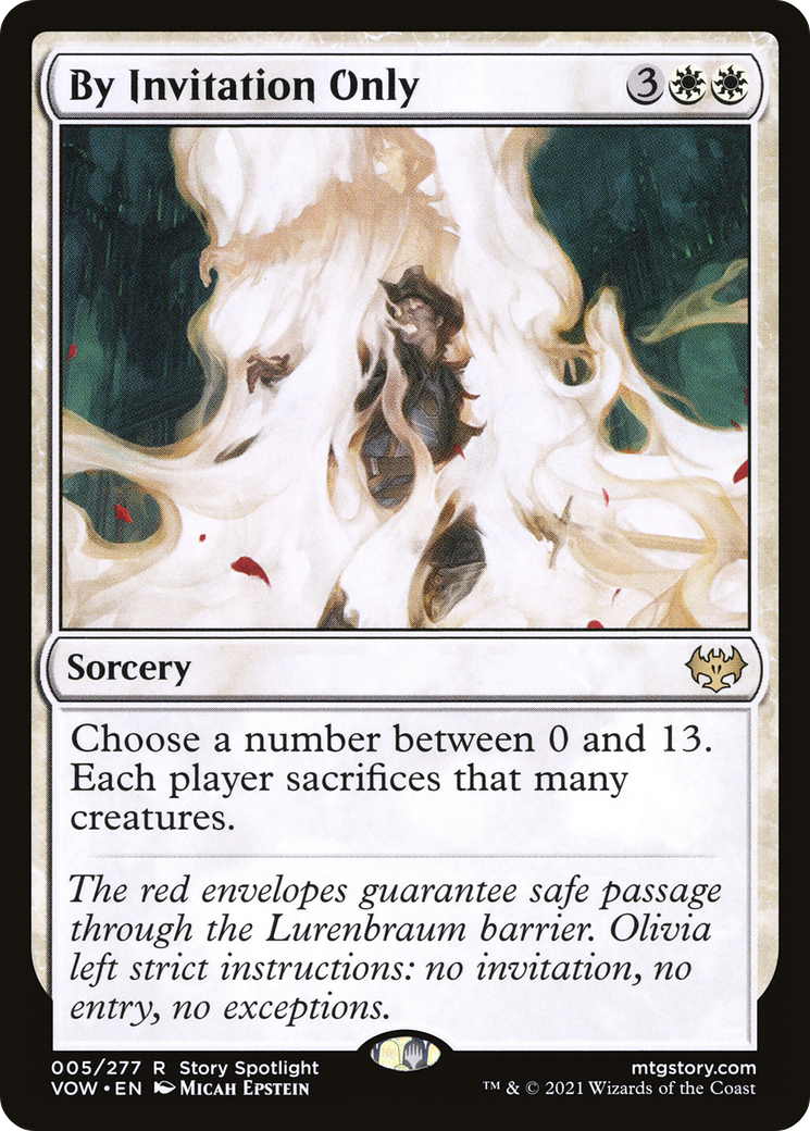 By Invitation Only (VOW-005) [Innistrad: Crimson Vow] Foil