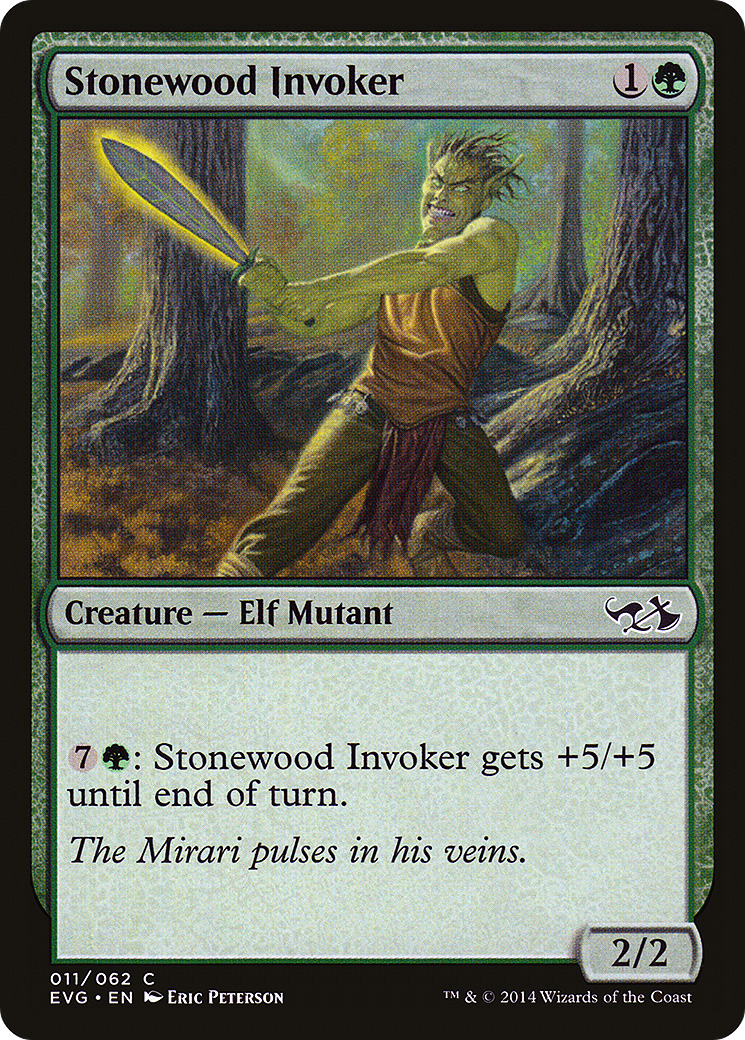Stonewood Invoker (DD3-011) [Duel Decks Anthology: Elves vs. Goblins]