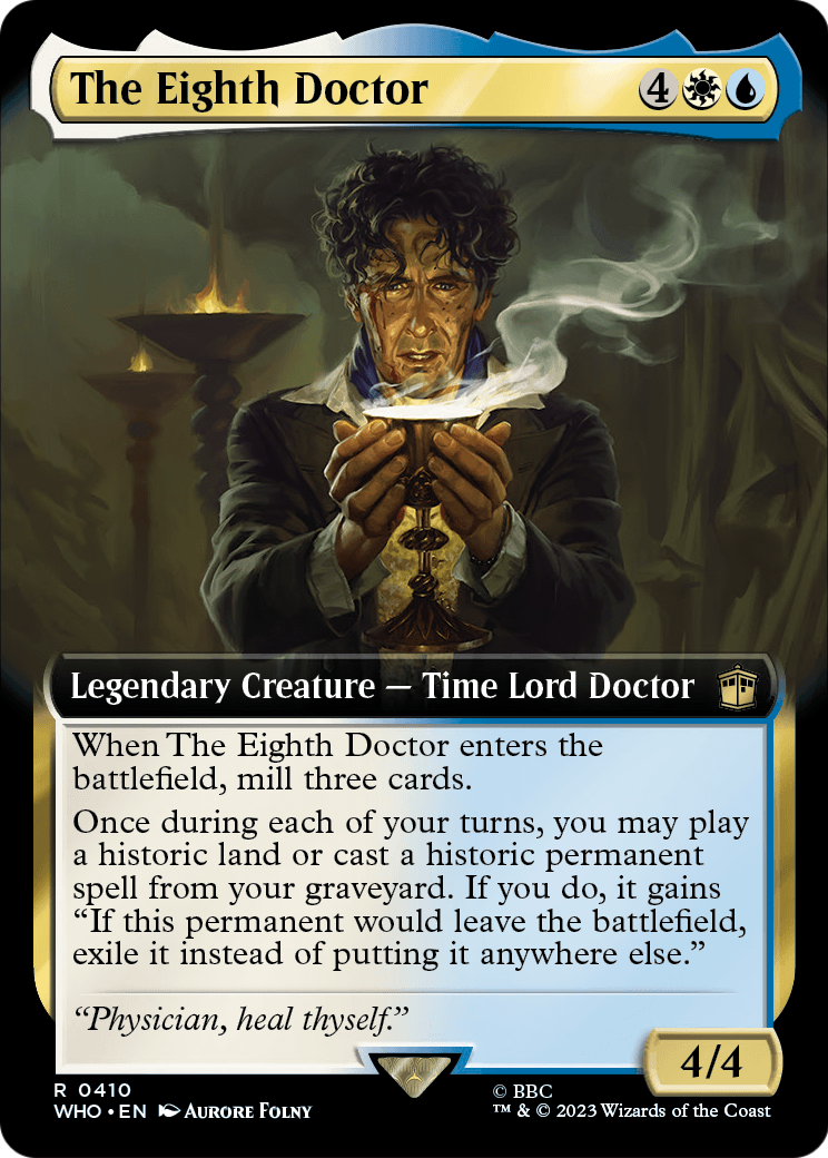 The Eighth Doctor (Extended Art) (WHO-410) [Doctor Who]