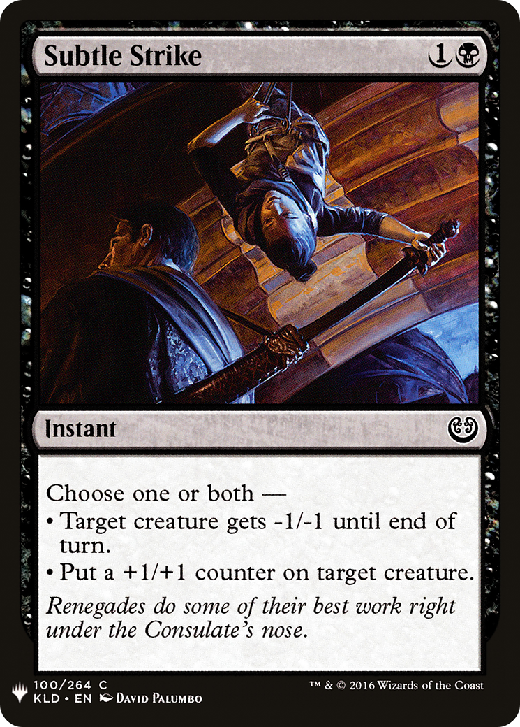 Subtle Strike (LIST-KLD-100) [The List]